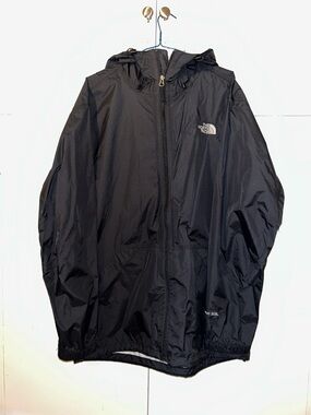 The North Face Men's Black Hooded Rain Jacket. Large